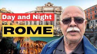 Rome, day and night