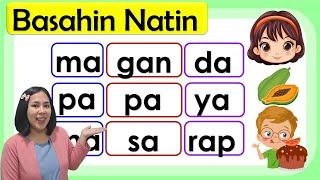 Matutong Bumasa | Tagalog Reading Lesson | Teacher Aya |  Pagpapantig | Tatlong pantig