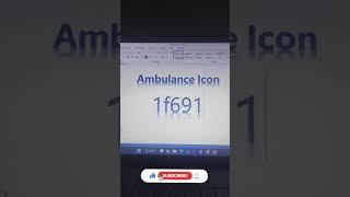  word shortcut key symbol Ambulance icon #msword #viral #Shortcut #Computer #tricks #Short #windows