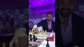 John Abraham meets Sagar Shah  #johnabraham #techmgcl #chess