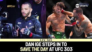 Dan Ige steps in on 3 hours' notice to fight Diego Lopes in #UFC303 co-main event 