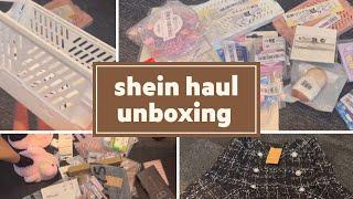 [HAUL] unboxing shein parcel  clothes, stationary, home decor | new zealand | aesthetic vlog