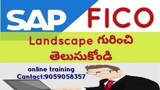 SAP System Landscape &client concept||SAP FICO online training in Telugu||What is system Landscape