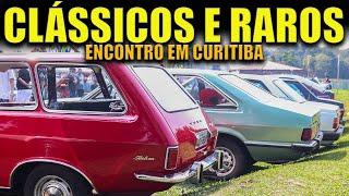 CARROS CLÁSSICOS E RAROS! REUNIÃO de ANTIGOS NACIONAIS e IMPORTADOS em CURITIBA! #carrosantigos