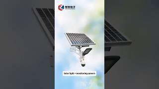 60W solar light +monitoring camera