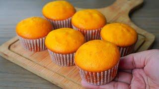 Soft Fluffy Orange Cup Cake Without Oven | 1 Egg Orange Cup Cake Recipe | Yummy