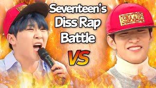 ＂You Really Can't Rap＂ Seventeen's Hilarious Rap Battle  | Idol Room