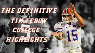 The Definitive Tim Tebow Florida Highlight Reel!