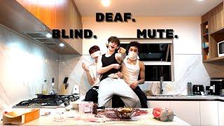 BLIND, DEAF, MUTE CHALLENGE (GONE WRONG)