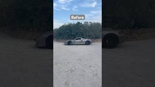 Carrera GT before and after a proper ride #porsche #carreragt #driving #v10 #hot #supercars #rich