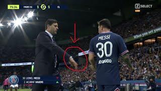 Lionel Messi angry at Pochettino | Messi refusing handshake with manager