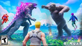 Fortnite STORYLINE - GODZILLA VS KONG!