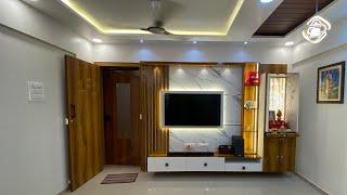 #2bhk #interiordesign by #jphomedecor at #KalyanWest Mr.&Mrs. Kor’s #hometour