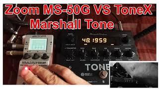 Zoom MS-50 G VS Tonex Pedal | Style Marshall 1959