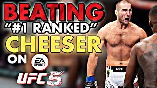 Beating The #1 Ranked Cheeser on UFC 5!