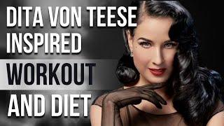 Dita Von Teese Workout And Diet | Train Like a Celebrity | Celeb Workout