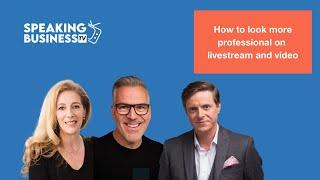 How to look more professional on livestream and video with Adrian Salisbury