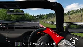 How to save your FR car when the tail starts to spin without any brakes