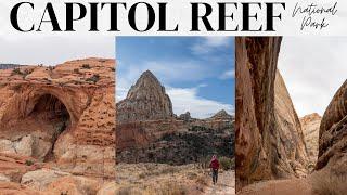 Capitol Reef National Park Complete Guide: Cassidy Arch, Hickman Bridge & the Scenic Drive