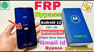 Moto G14 FRP Bypass Android 13 | New Trick | Moto G14 Google Account Bypass Without Pc | Frp Unlock