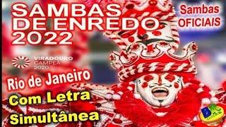 CD Sambas de Enredo 2022 Rio de Janeiro OFICIAL Grupo Especial (Com Letra Simultânea)