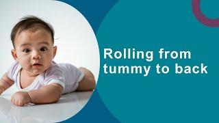 Learning to roll (3/4): Rolling from tummy to back