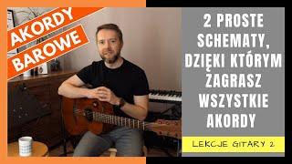 Nauka gry na gitarze - AKORDY BAROWE  | 2 proste SCHEMATY, dzięki którym zagrasz wszystkie akordy!