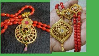 Corals with locket/లాకెట్ తో పగడాలు/9701251334//