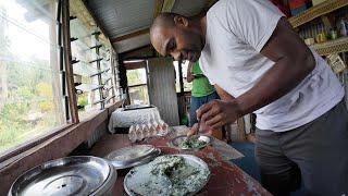 Namosi Style Boiled Taro Leaves in Coconut Milk (Rourou Pizza)