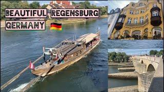 Regensburg Germany  | Things to do in a day | Beautiful Stone bridge and Danube river