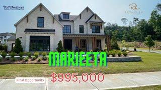 Marietta Georgia Home Tour, Toll Brother Last Buy Opportunity In This Community Call Me ASAP