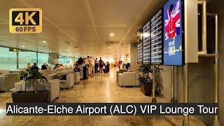 Alicante-Elche Airport (ALC) VIP Lounge Tour | Exclusive Airport Lounge Experience in 4K