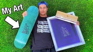 I Tried Screen Printing Skateboards...