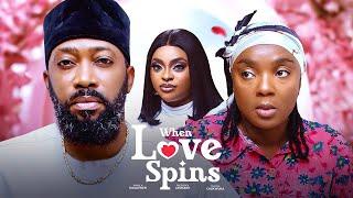 WHEN LOVE SPINS - Frederick Leonard, Chioma Chukwuka (MOVIE REVIEW) Nigerian movie 2024