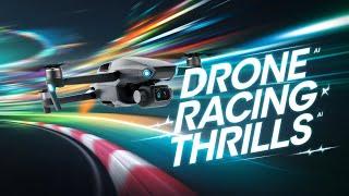 "Drone Racing Madness: The Ultimate High-Speed Tech Showdown!"