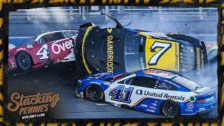 Corey's LaJoie-ride across the finish line at Talladega | #stackingpennies