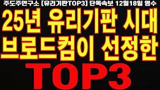 [유리기판 테마주 주가전망] 25년 유리기판 시대! 브로드컴이 선정한 TOP3대장 종목! 주도주연구소DS 영수