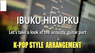 Let's take a look at the acoustic guitar part.