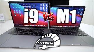 MacBook Pro M1 vs MacBook Pro i9 - Speed Test Review