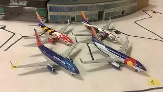 Gemini Jets, Panda Models, NG Models 737-700 Mould Comparison