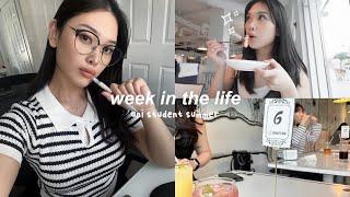 WEEK IN MY LIFE vlog️: Seoul cafe, last days of summer before university, korean bbq, miniso haul