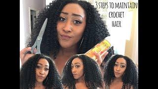 HOW TO: detangle crochet hair