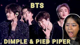 BTS - Dimple + Pied Piper Live | New K-Pop Fan FIRST TIME reaction!!