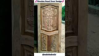 Top panel door design  3slet panel door design  new model wooden door design #shorts #doors #cnc