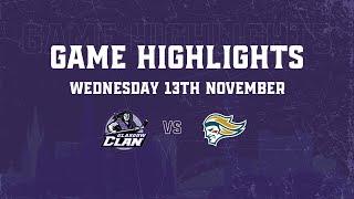 HIGHLIGHTS: 13/11/24 - Glasgow Clan 1 Belfast Giants 3