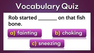 English Vocabulary Quiz - Upper Intermediate Level (B2 - C1) | 20 Questions