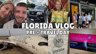 Florida Pre + Travel Day / Virgin Atlantic / Check in at Disneys All Star Sports / Disney World Vlog