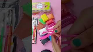 Unboxing clay set||super soft clay  #shorts #craft