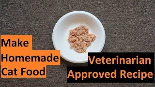 Make Homemade Cat Food Veterinarian Approved Recipe