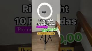 Ring light para celular com tripé